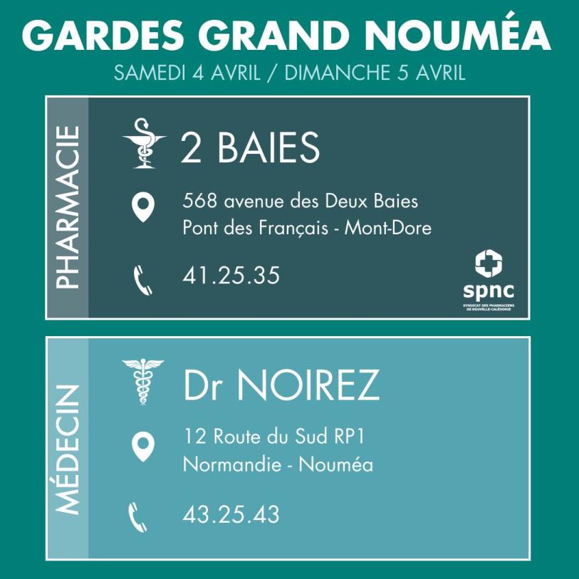 GARDE GRAND NOUMÉA